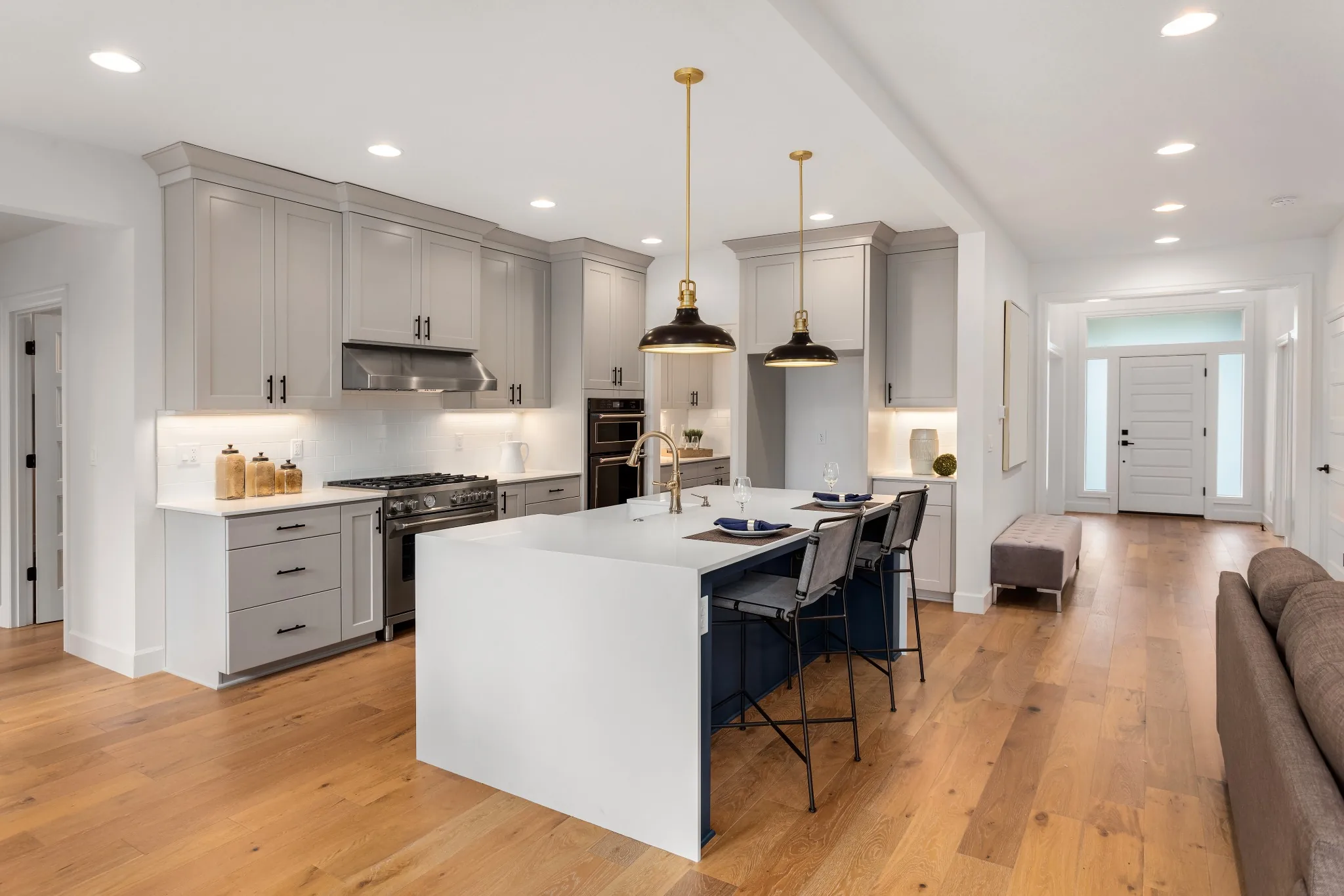 residential lighting installation